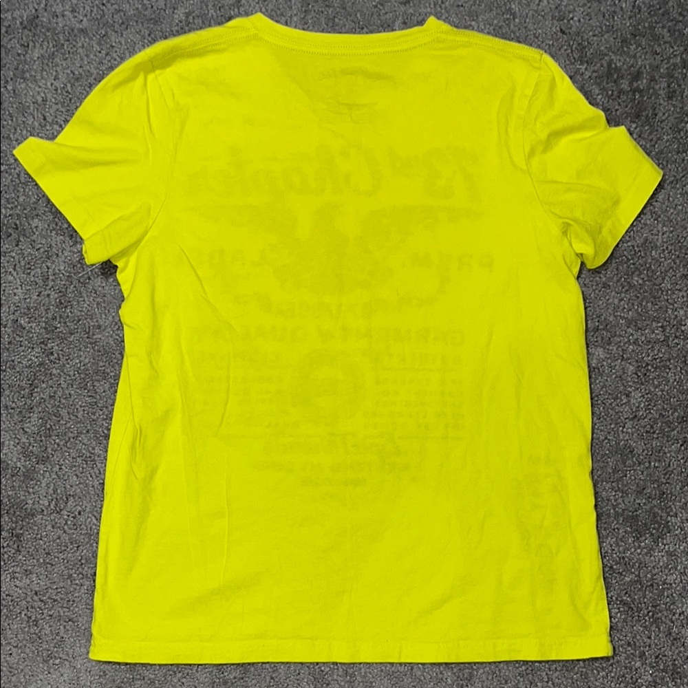 Epic Threads Boys Neon Yellow 73rd Chapter Eagle Graphic V-Neck T-Shirt Size L - Picture 3 of 3